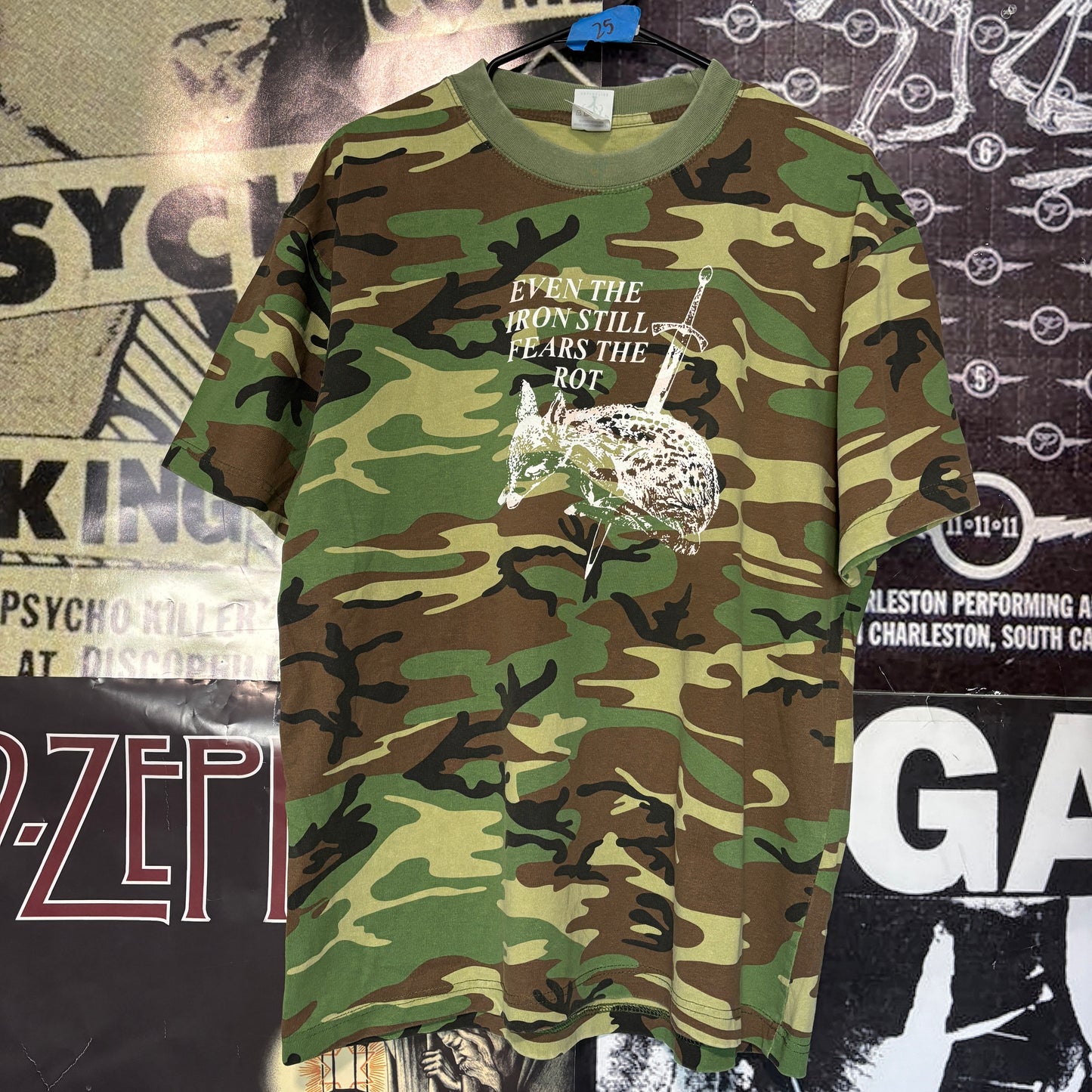 ETHEL green camo t-shirt
