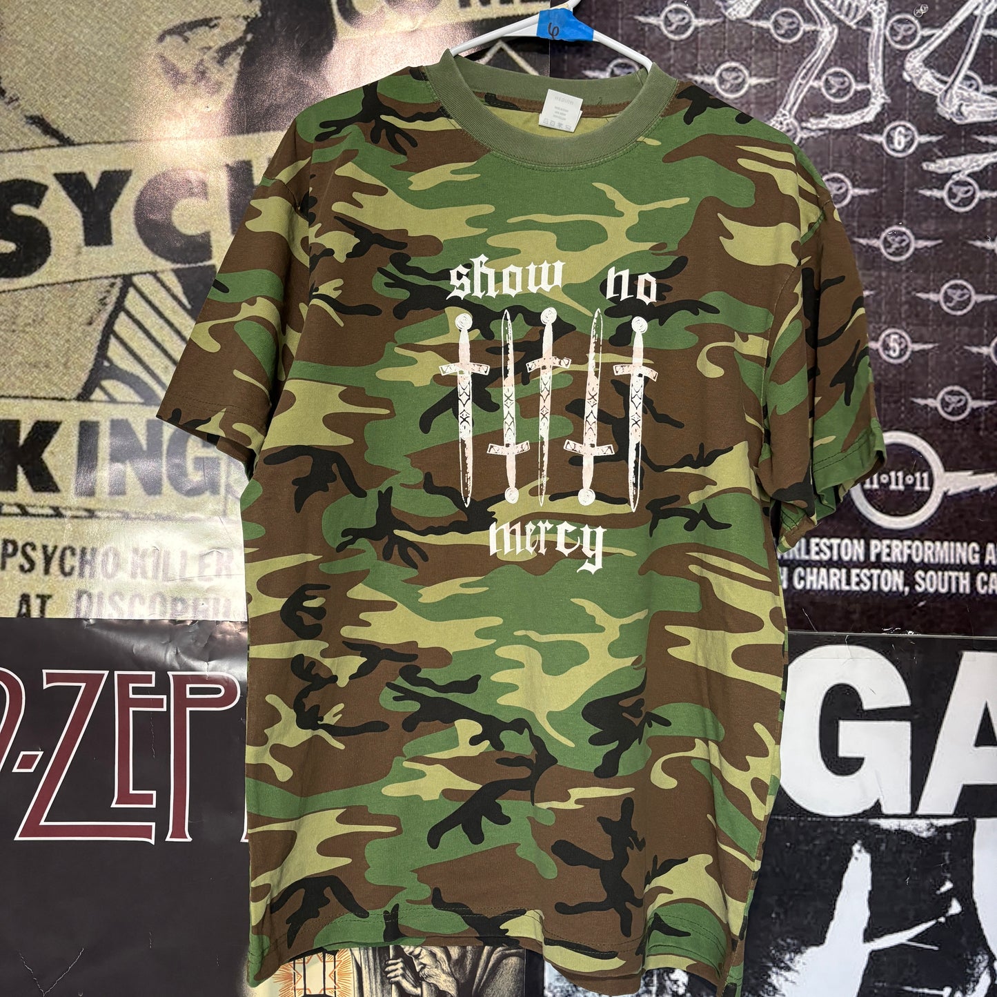 MERCY green camo t-shirt