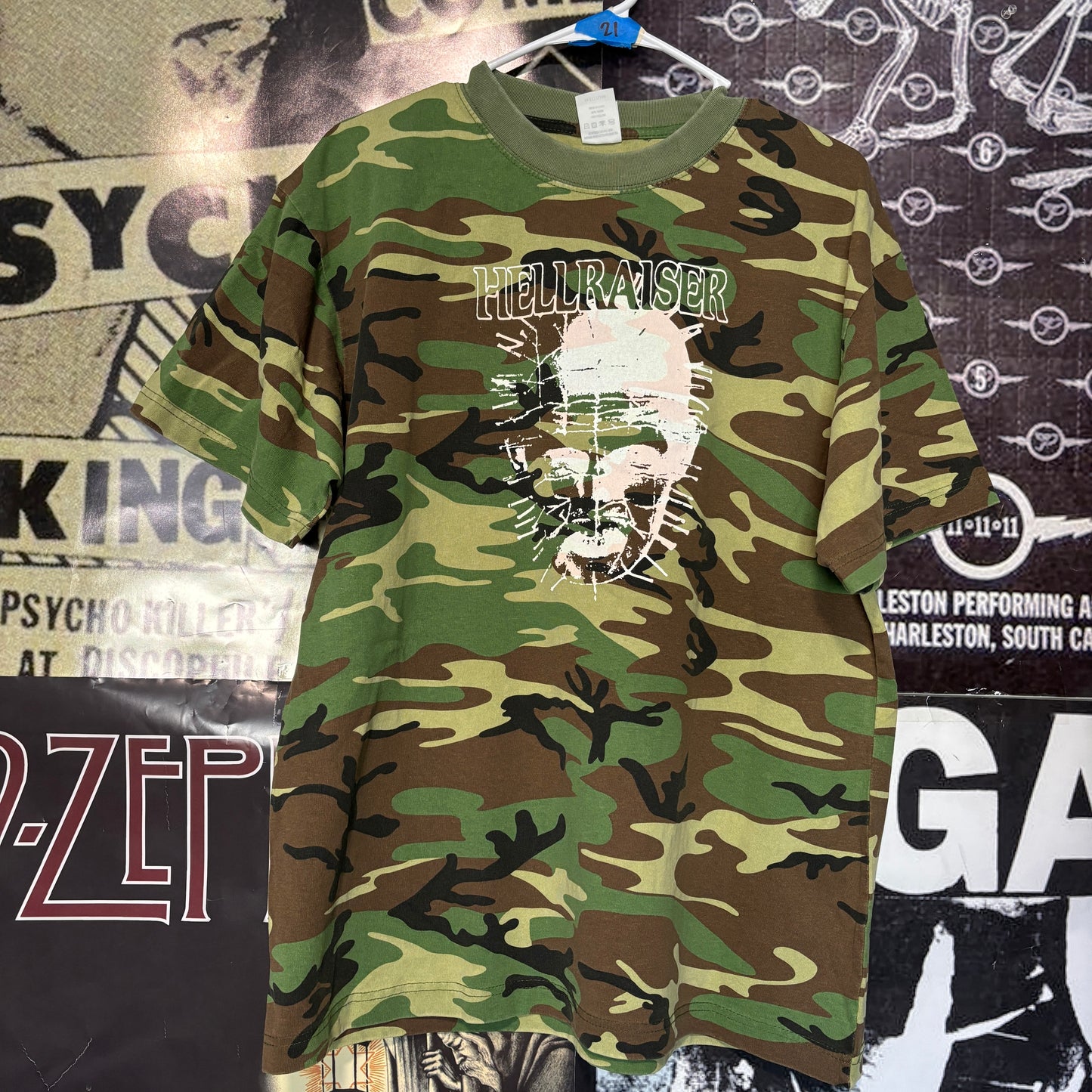 HELLRAISER green camo t-shirt