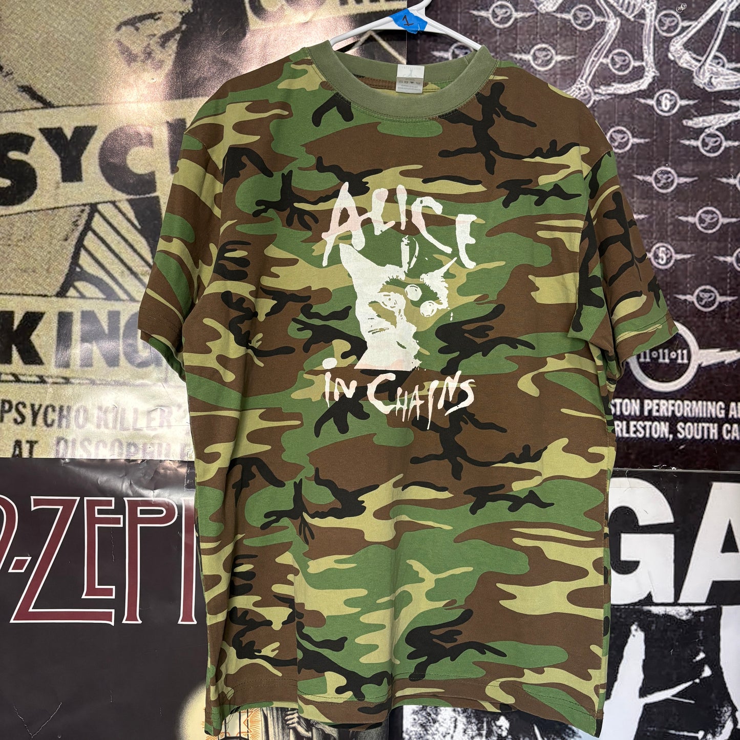 ALICE CAT green camo t-shirt
