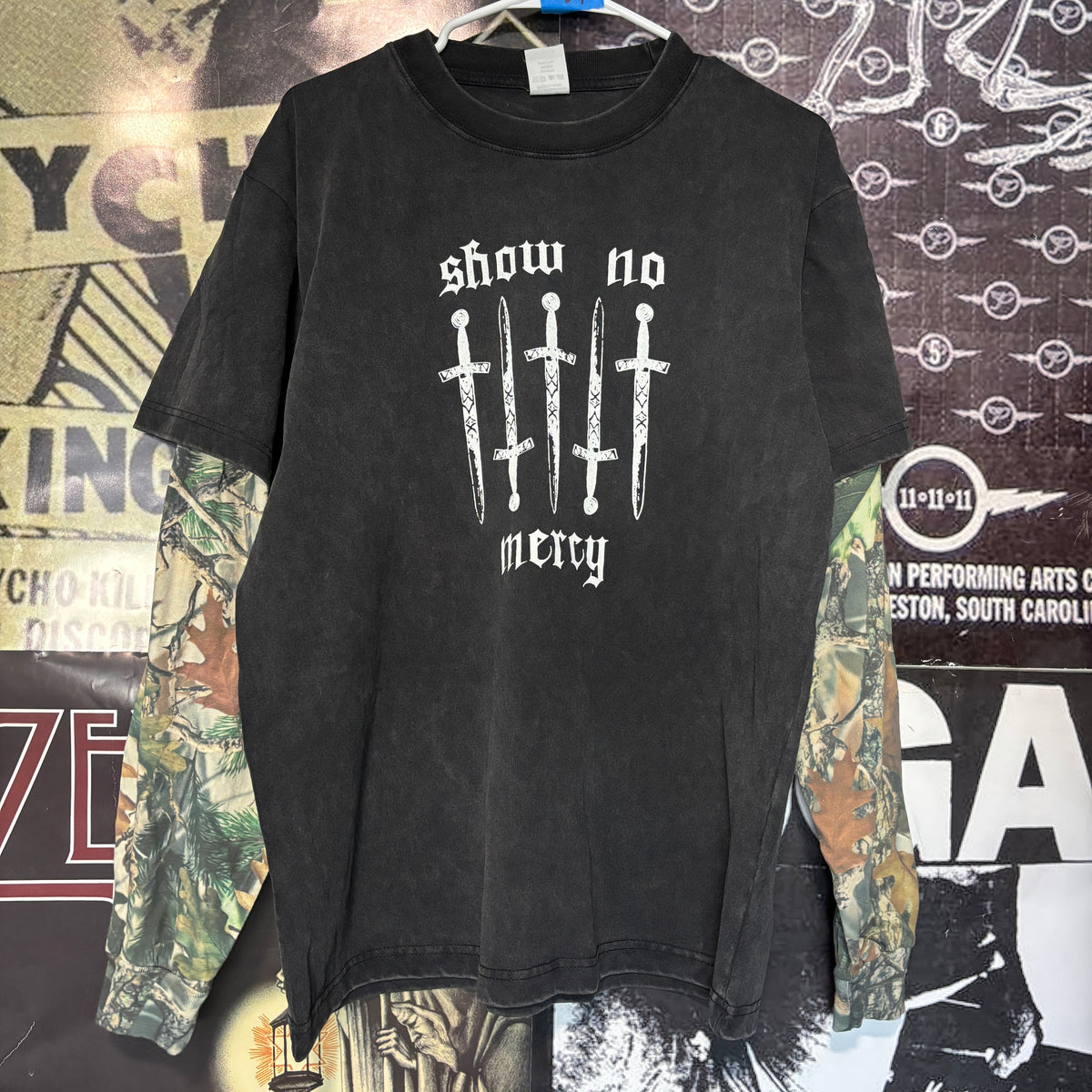MERCY hunters camo/black long sleeve