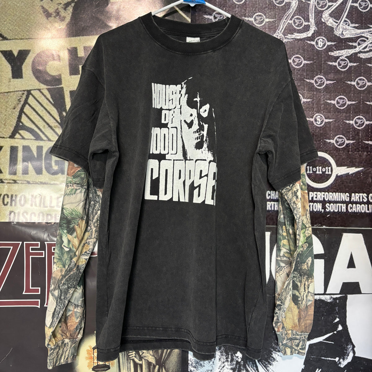CORPSES hunters camo/black long sleeve