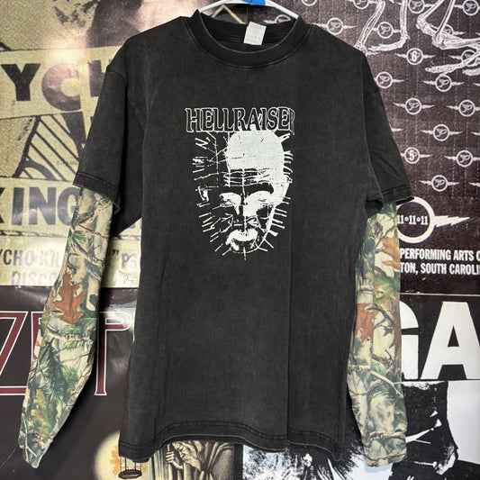 HELL hunters camo/black long sleeve