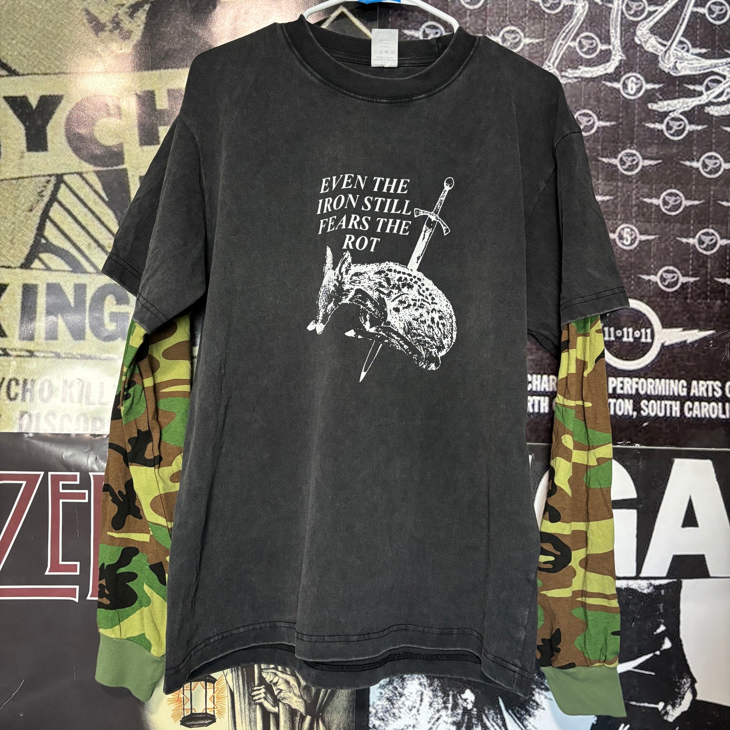 ETHEL camo/black long sleeve