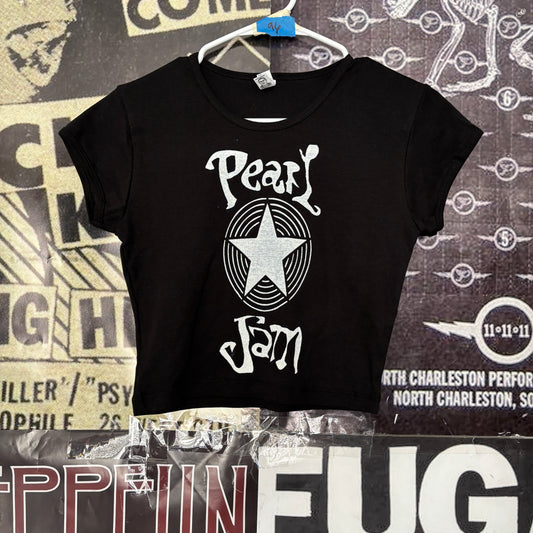 96 CROP BABY TEE  LAR/XL