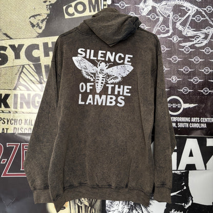 SILENCE BROWN ZIP UP SWEATSHIRT LAR/XL