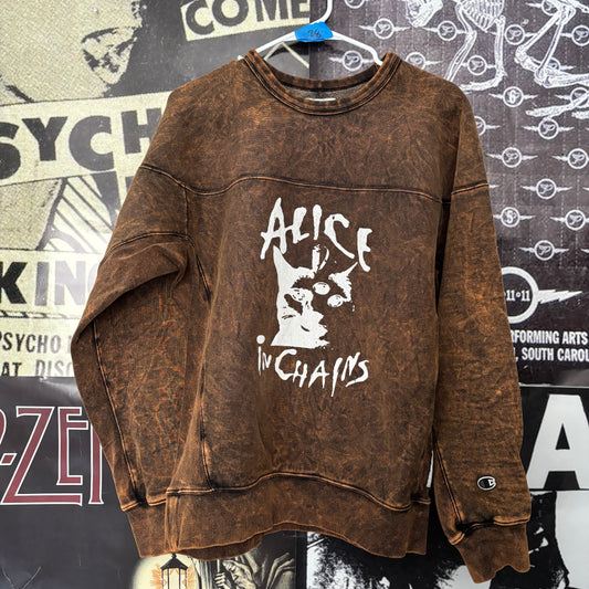 ALICE CAT BROWN SWEATSHIRT LAR/XL