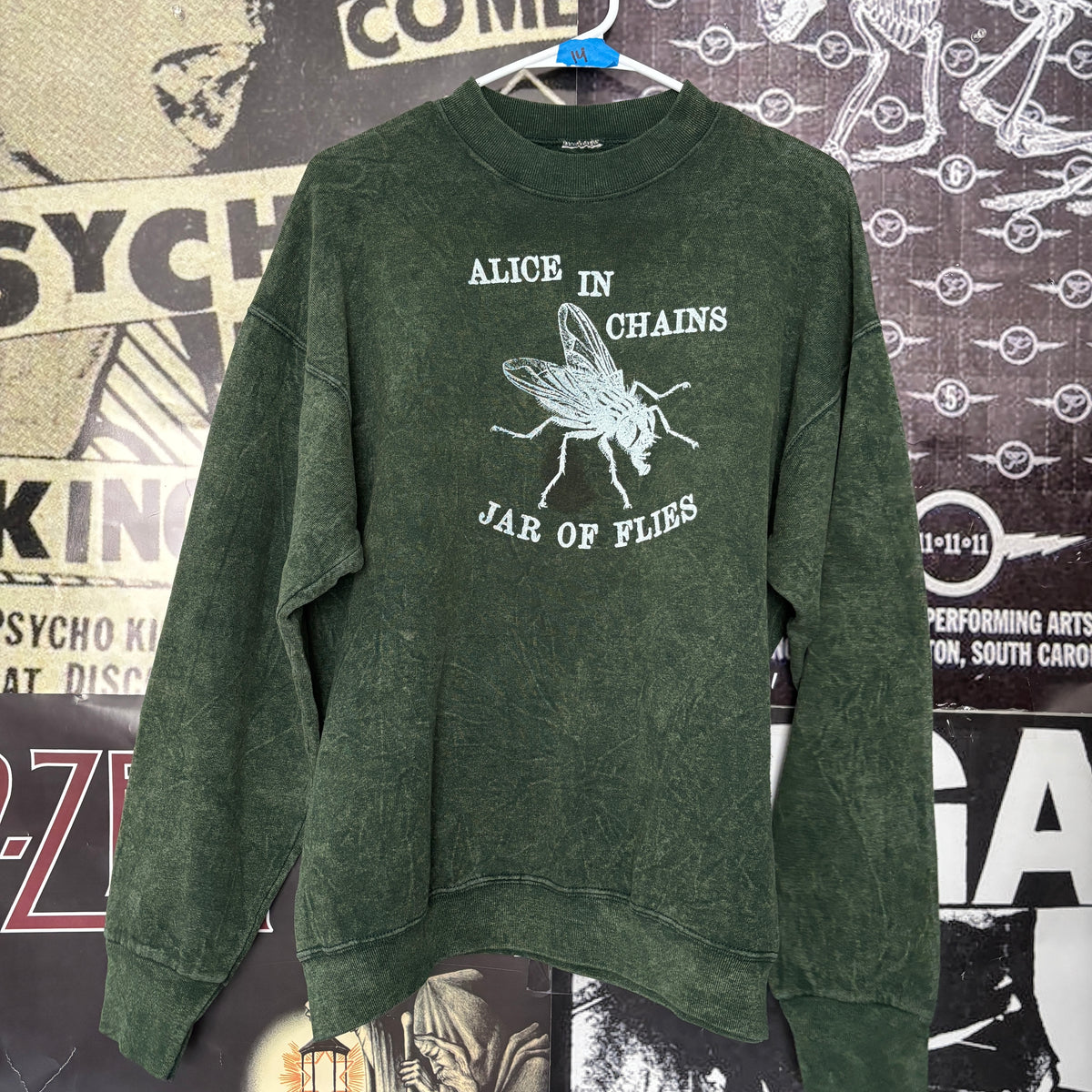 ALICE FLY GREEN SWEATSHIRT LAR