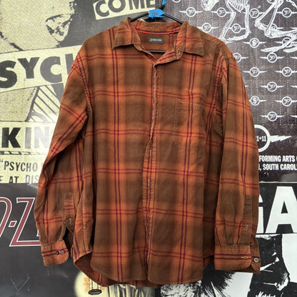 DEF OWL ORANGE FLANNEL LAR/XL
