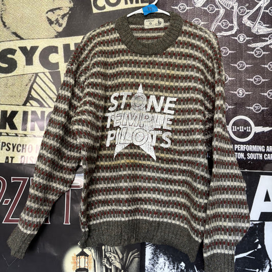 STONE STRIPE SWEATER LAR/XL