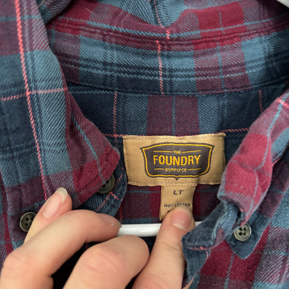 TITLE blue/red flannel LAR/XL