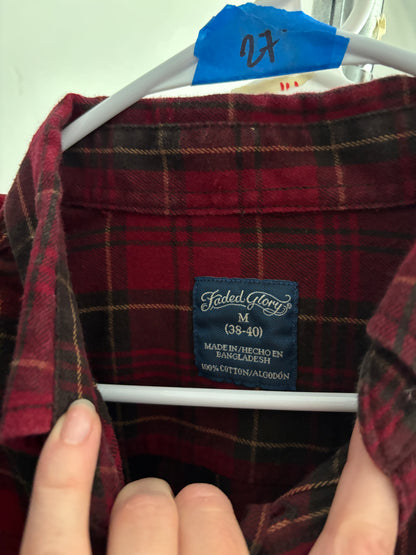 HELLRAISER red flannel MEDIUM