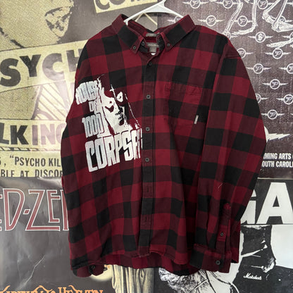 CORPSES red/black flannel XL (misprint)