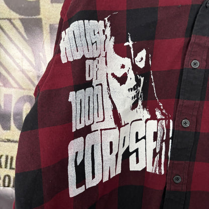 CORPSES red/black flannel XL (misprint)