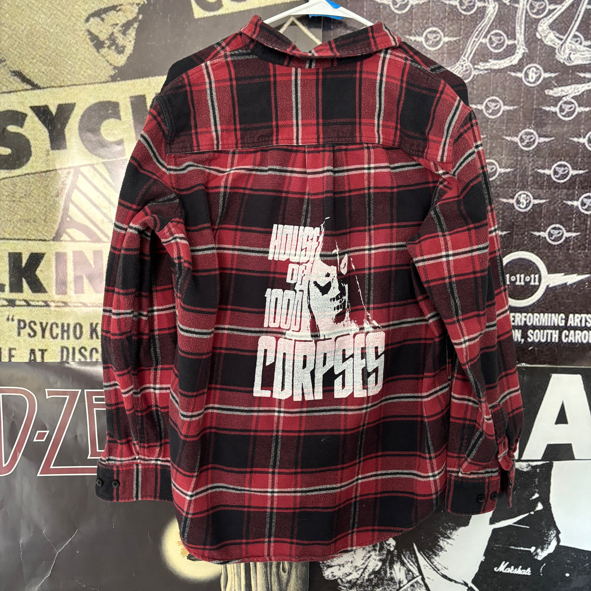 CORPSES red/black flannel LARGE