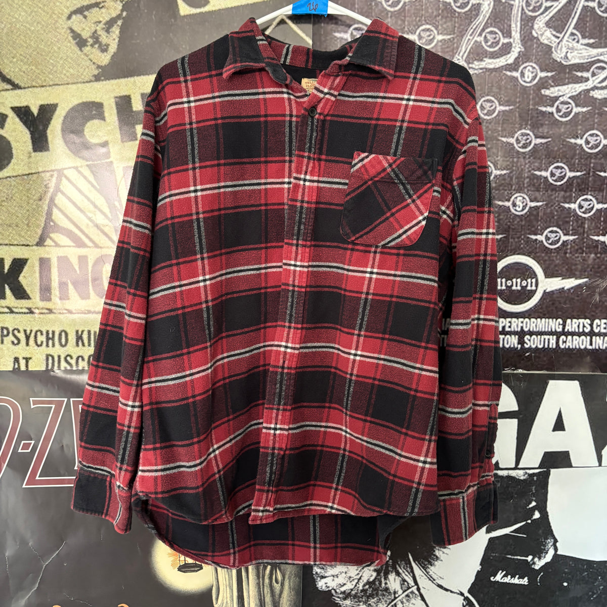 CORPSES red/black flannel LARGE