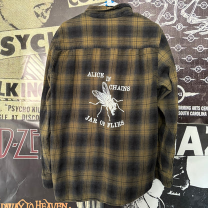 ALICE FLY green flannel XL