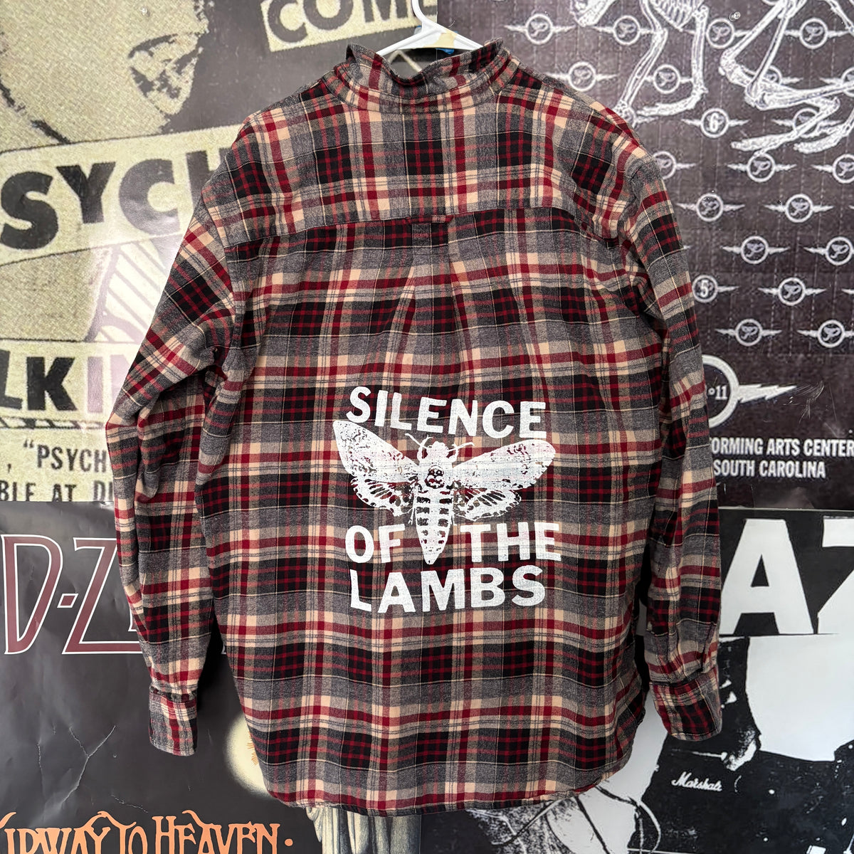 SILENCE red/white flannel XL