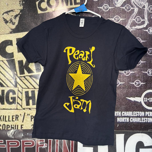 PEARL  navy/yellow long baby tee