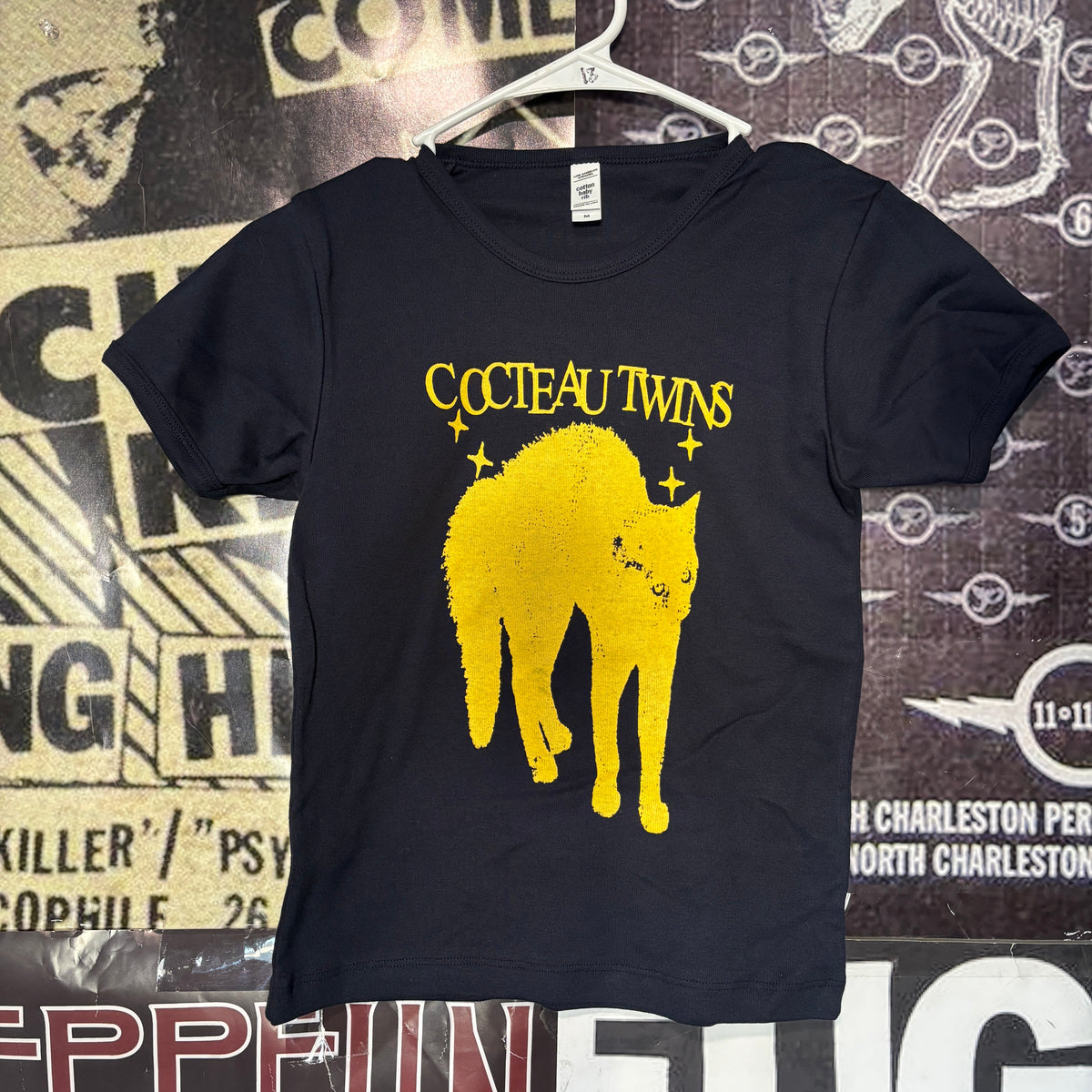 COCTEAU  navy/yellow long baby tee