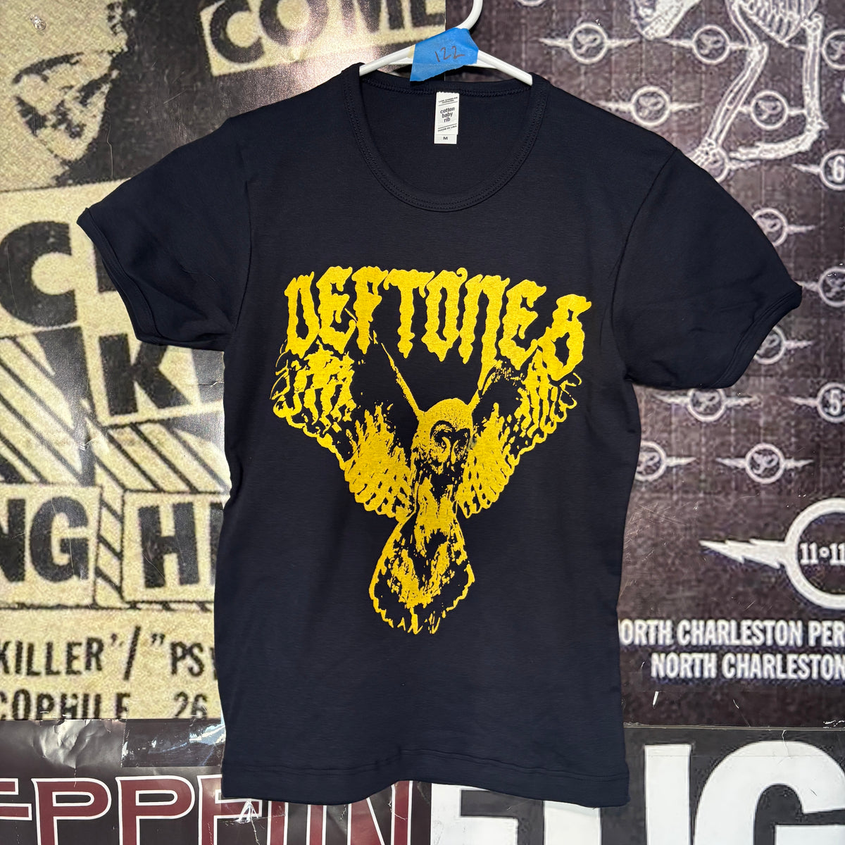 DEF OWL  navy/yellow long baby tee