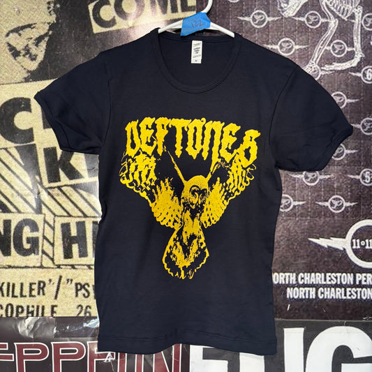 DEF OWL  navy/yellow long baby tee