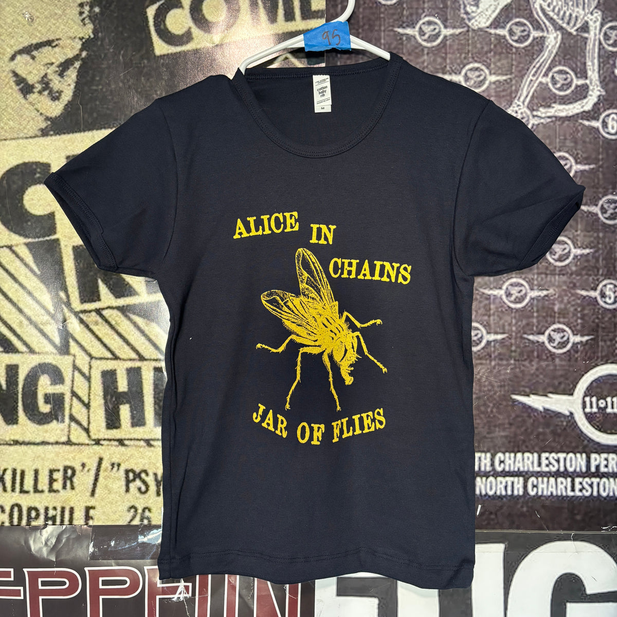 ALICE FLY navy/yellow long baby tee