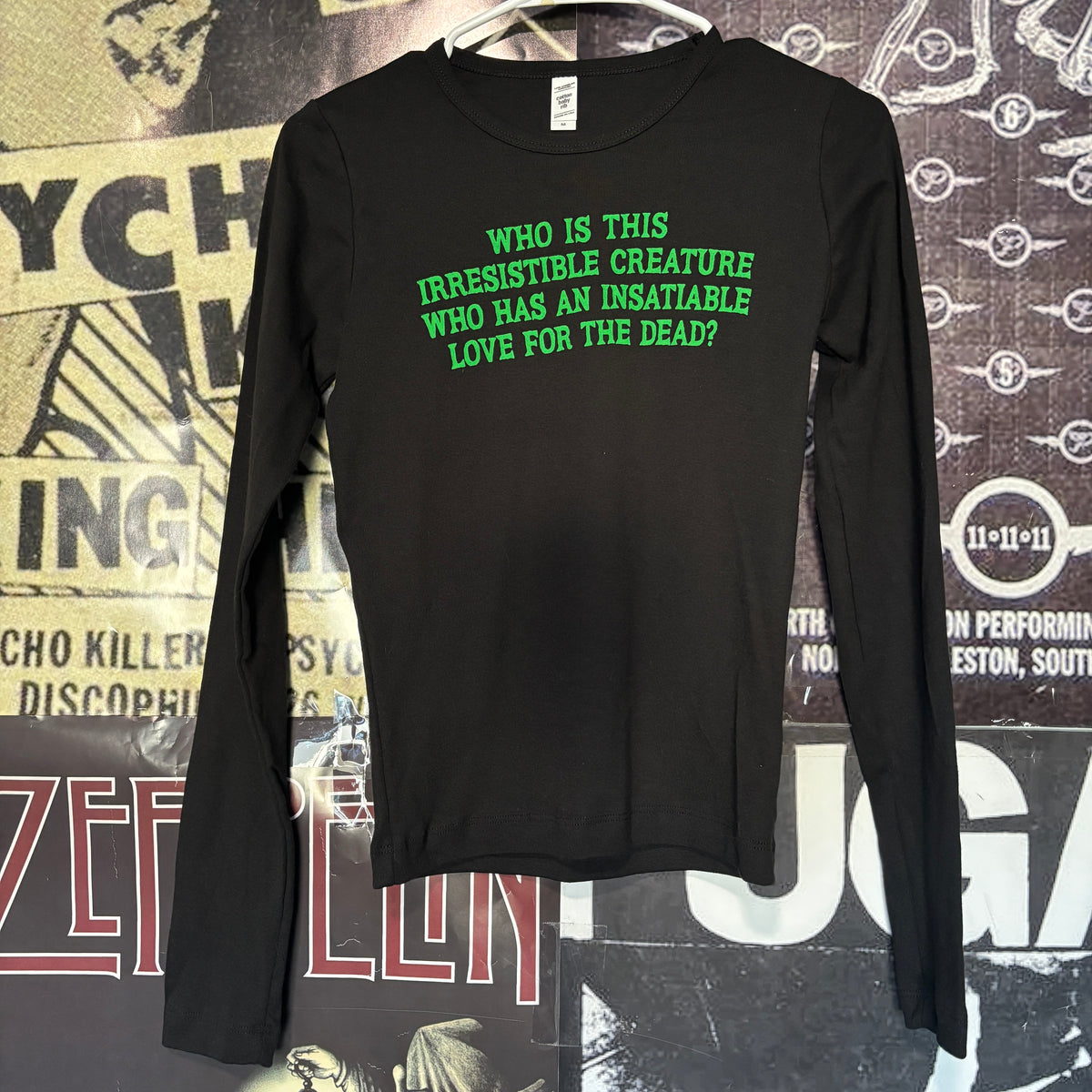 LIVING LYRICS black/green baby long sleeve