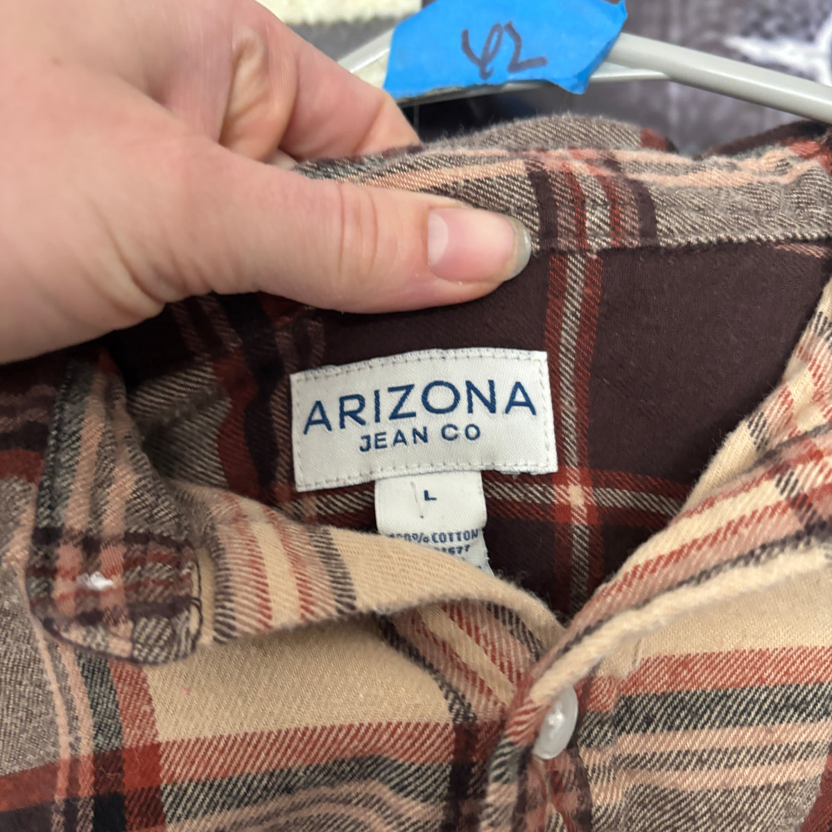 SILENCE brown flannel LAR