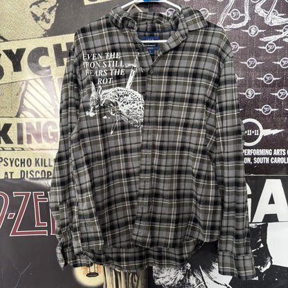 ETHEL grey/black flannel XL