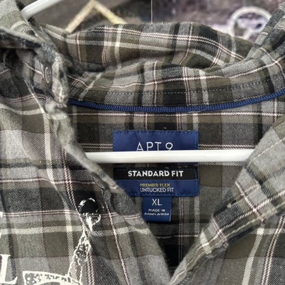 ETHEL grey/black flannel XL