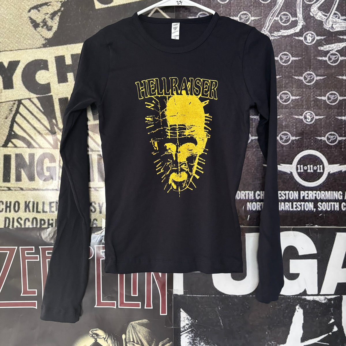 HELL  navy/yellow baby long sleeve