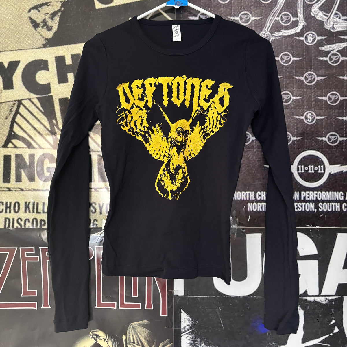DEF OWL  navy/yellow baby long sleeve