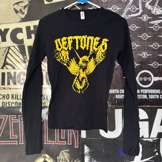 DEF OWL  navy/yellow baby long sleeve
