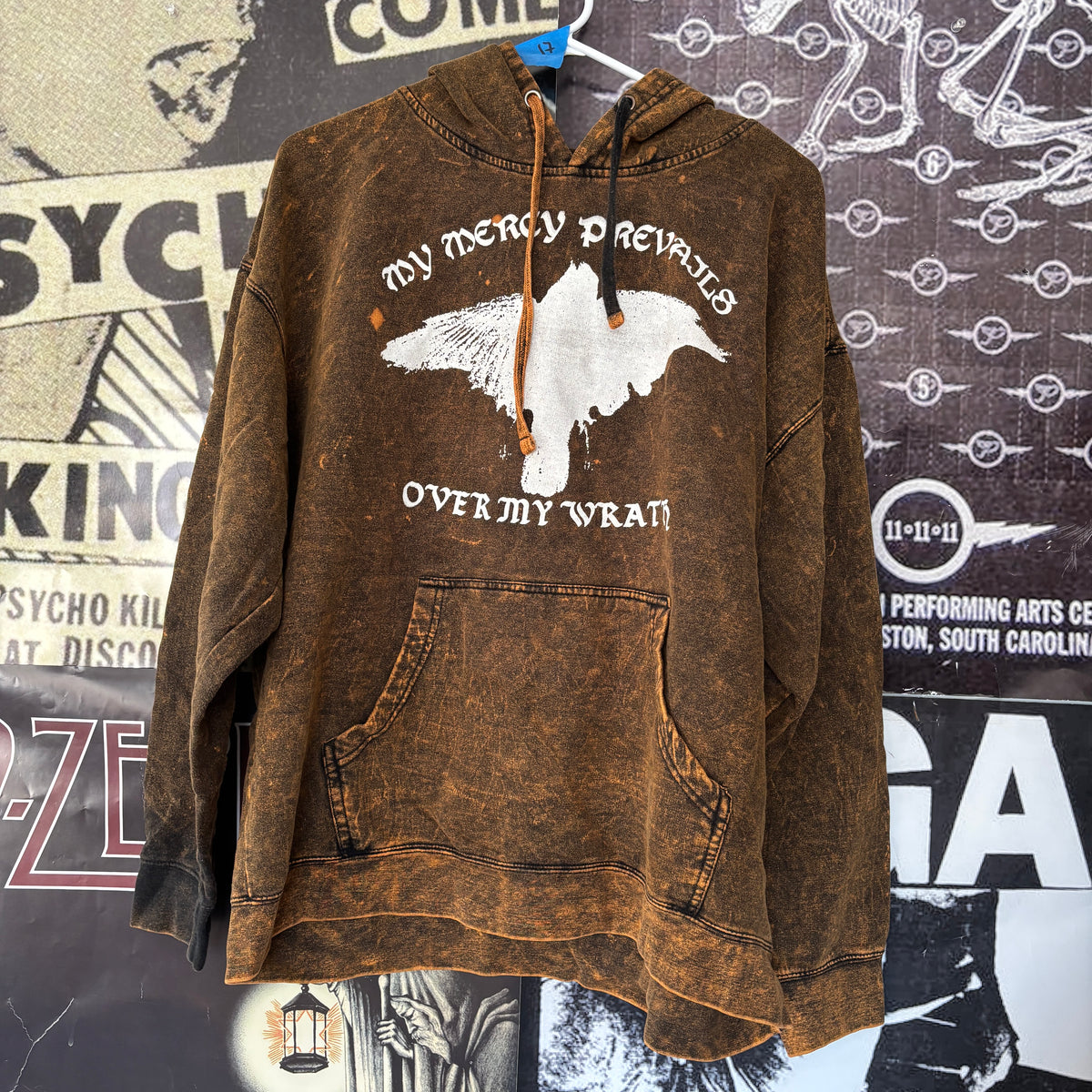 WALKING brown hoodie LAR/XL