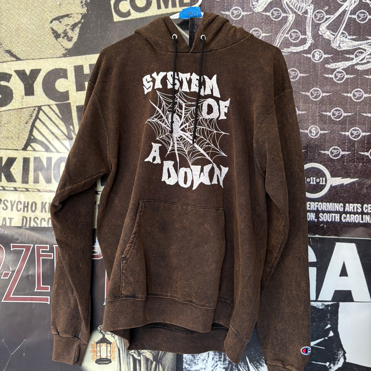 SYSTEM brown hoodie LAR