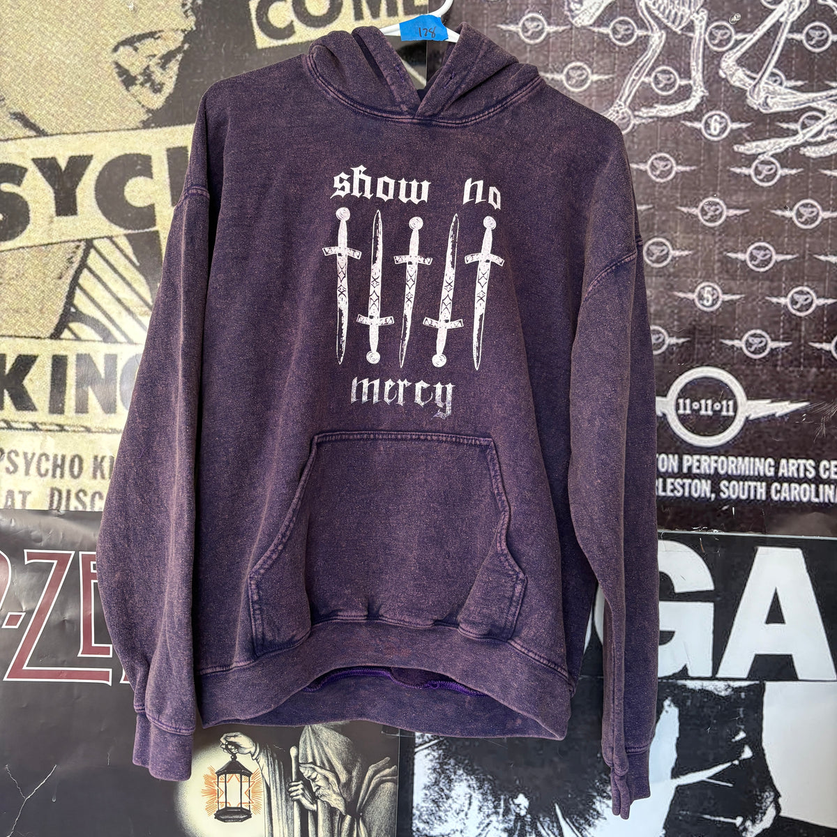 NO MERCY purple hoodie LAR
