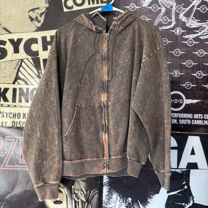 DONNIE tan zip up hoodie LAR