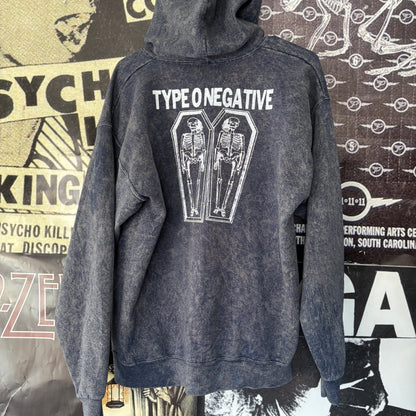 TYPE  navy zip up hoodie LAR/XL