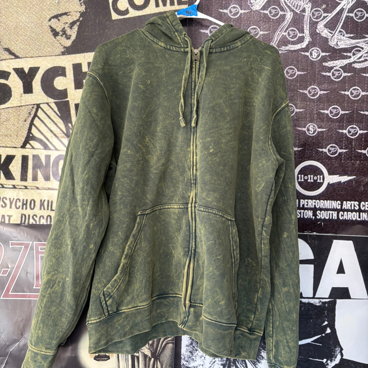 VENOM green zip up hoodie LAR/XL
