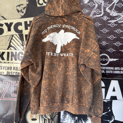 MERCY tan zip up hoodie XL/XXL