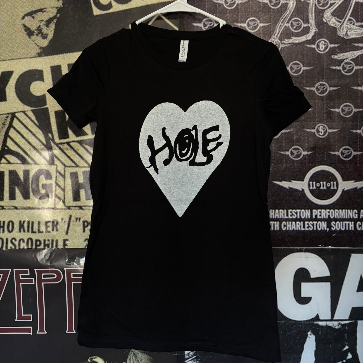 HOLE black womens tee