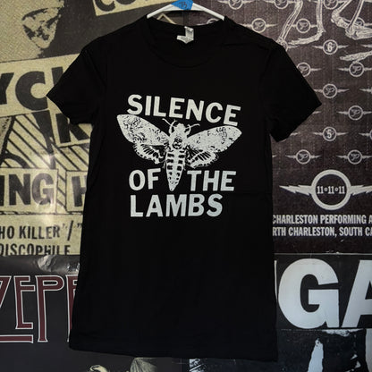 SILENCE black womens tee