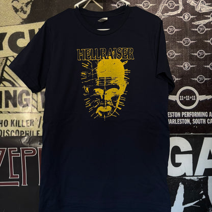 HELL  navy/yellow unisex tee