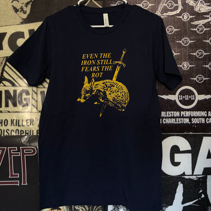 ETHEL  navy/yellow unisex tee