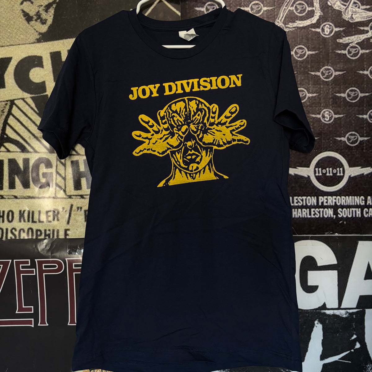JOY  navy/yellow unisex tee