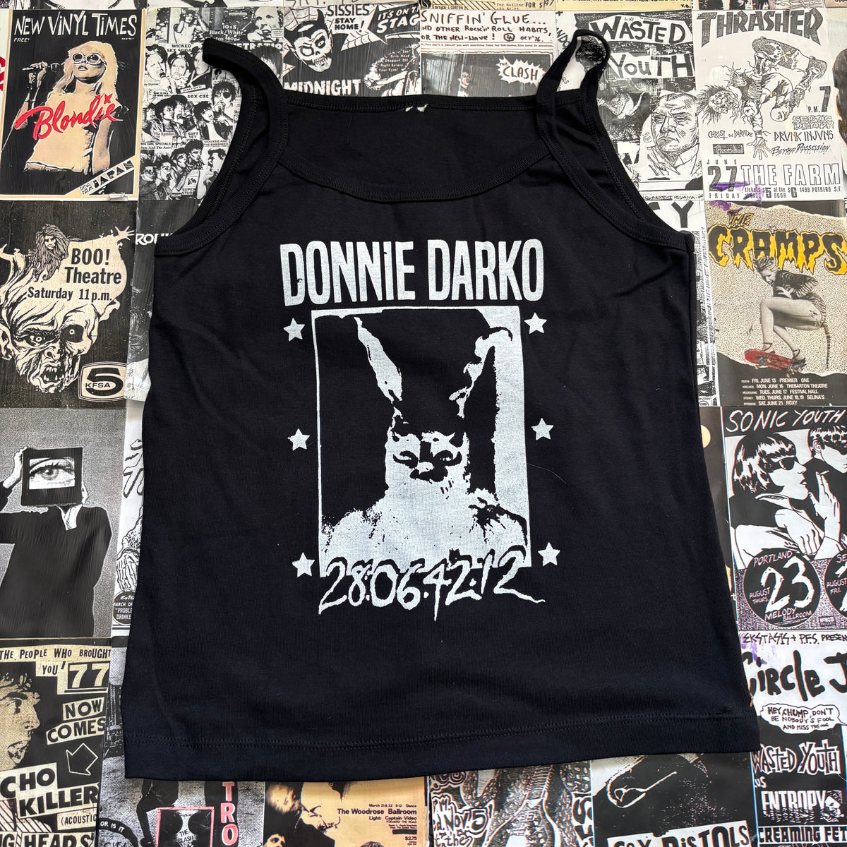 DONNIE  black/white baby tank MED/LAR