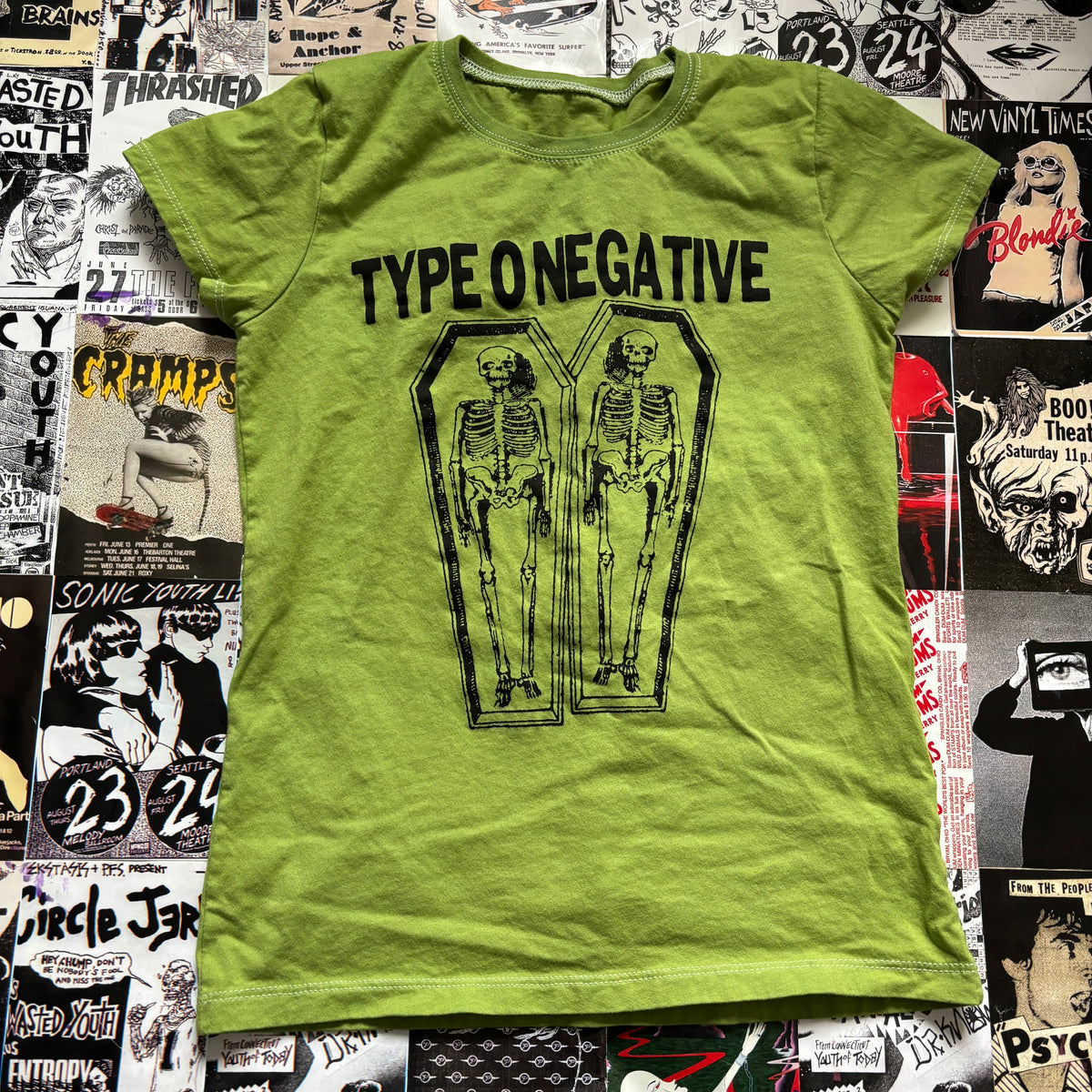 TYPE  green babydoll tee SM/MED