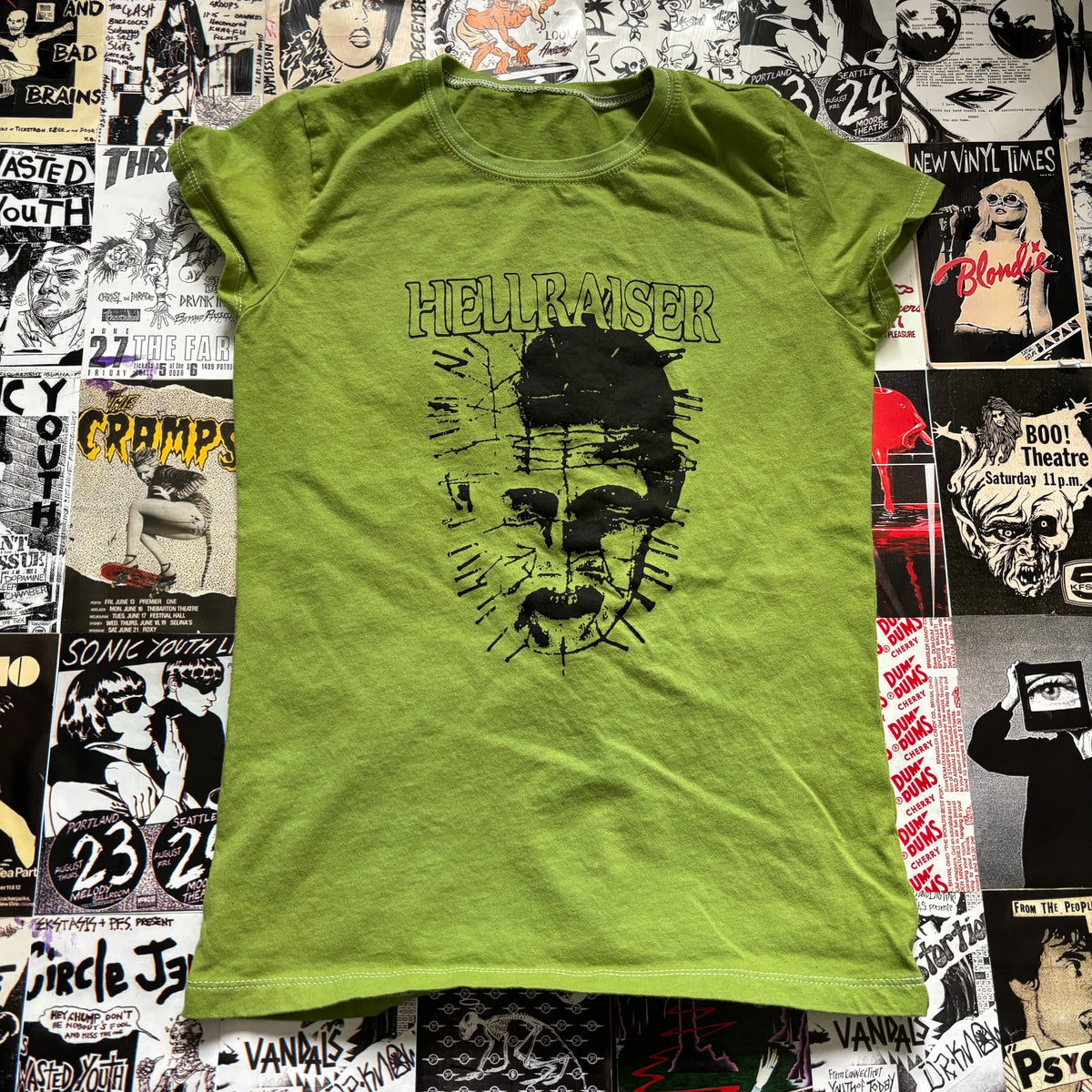 HELL green babydoll tee SM/MED