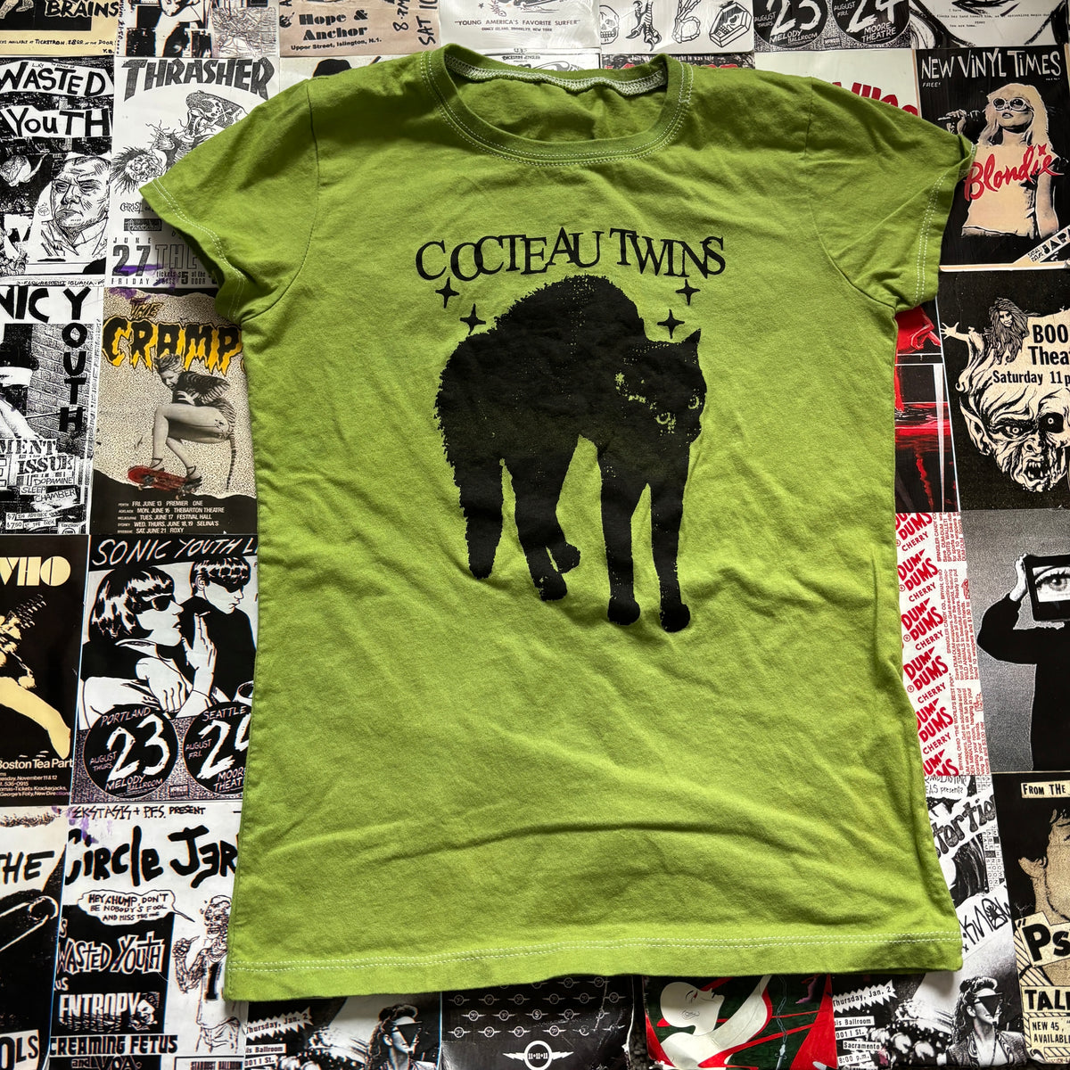 COCTEAU  green babydoll tee SM/MED